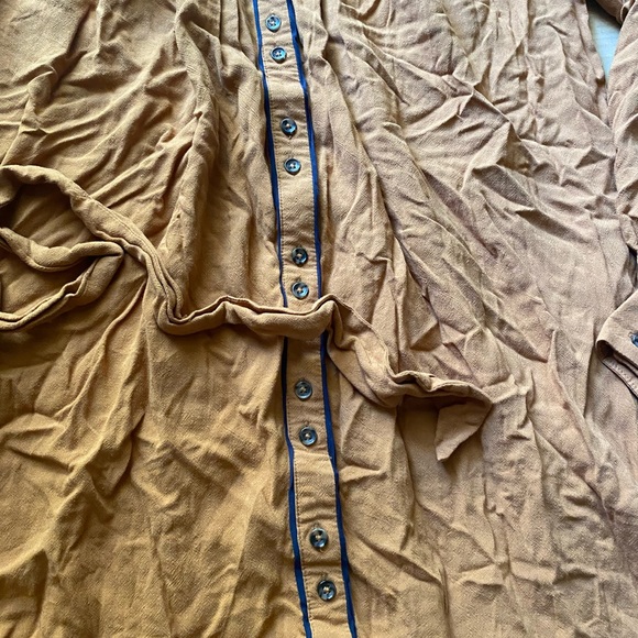 Free people diamond head embroidered western midi dress size s - Picture 5 of 8